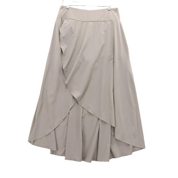 HALARA Pants - Halara Breezeful High Waisted High Low Ruffle 2-in-1 Flowy QuickDry w/ Shorts L